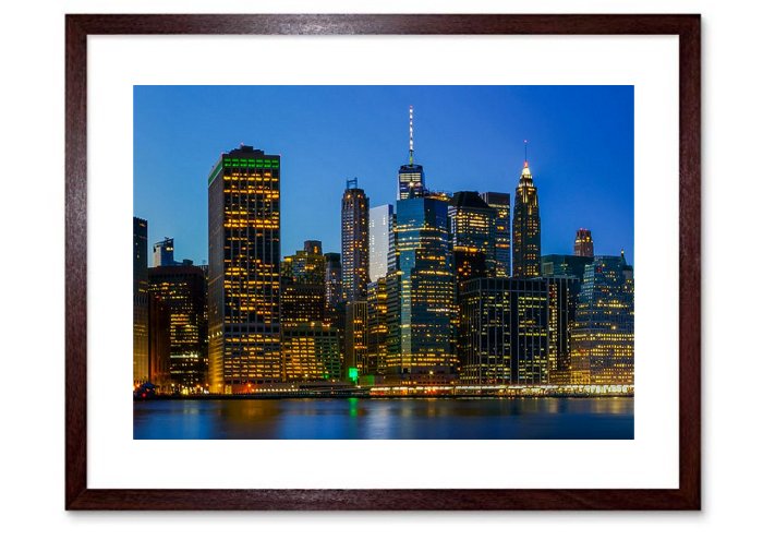 New York Panorama Set Framed Prints